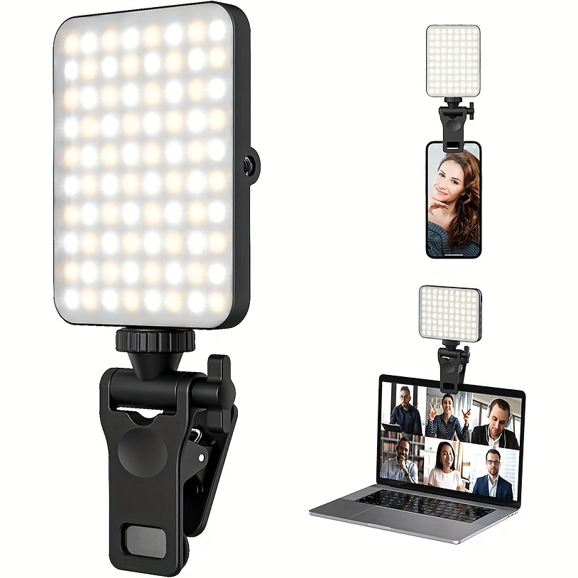 Lighting Visual - 1pc Rechargeable Magnetic LED Selfie Light,3