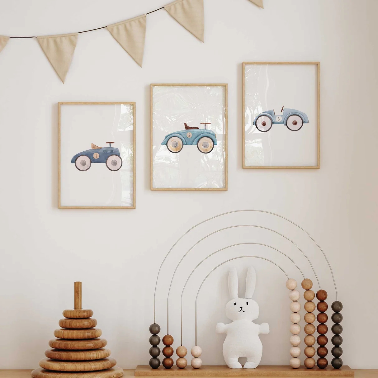 3pcs Cartoon Vintage Race Car  - Lighting Mcqueen Bedroom Decor 评论和价格