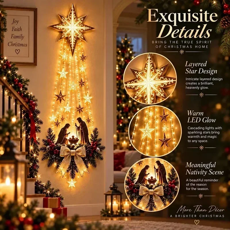 2027Christmas，Bethlehem Star o - Lighting Decoration Ideas 评论和价格