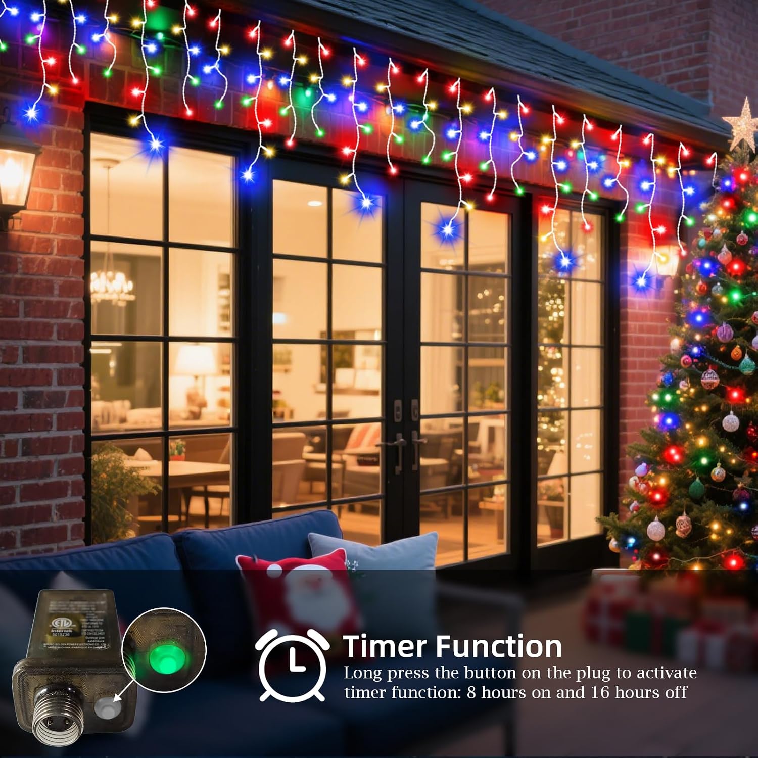 1280 LED Christmas String Ligh - Lighting Christmas Decor 评论和价格
