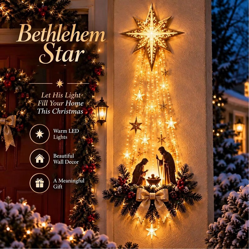 Christmas Bethlehem Star of Fa - Lighting Decoration Ideas 评论和价格