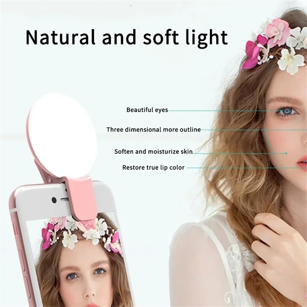 Mini Portable Selfie Ring Ligh - Lighting Visual 评论和价格