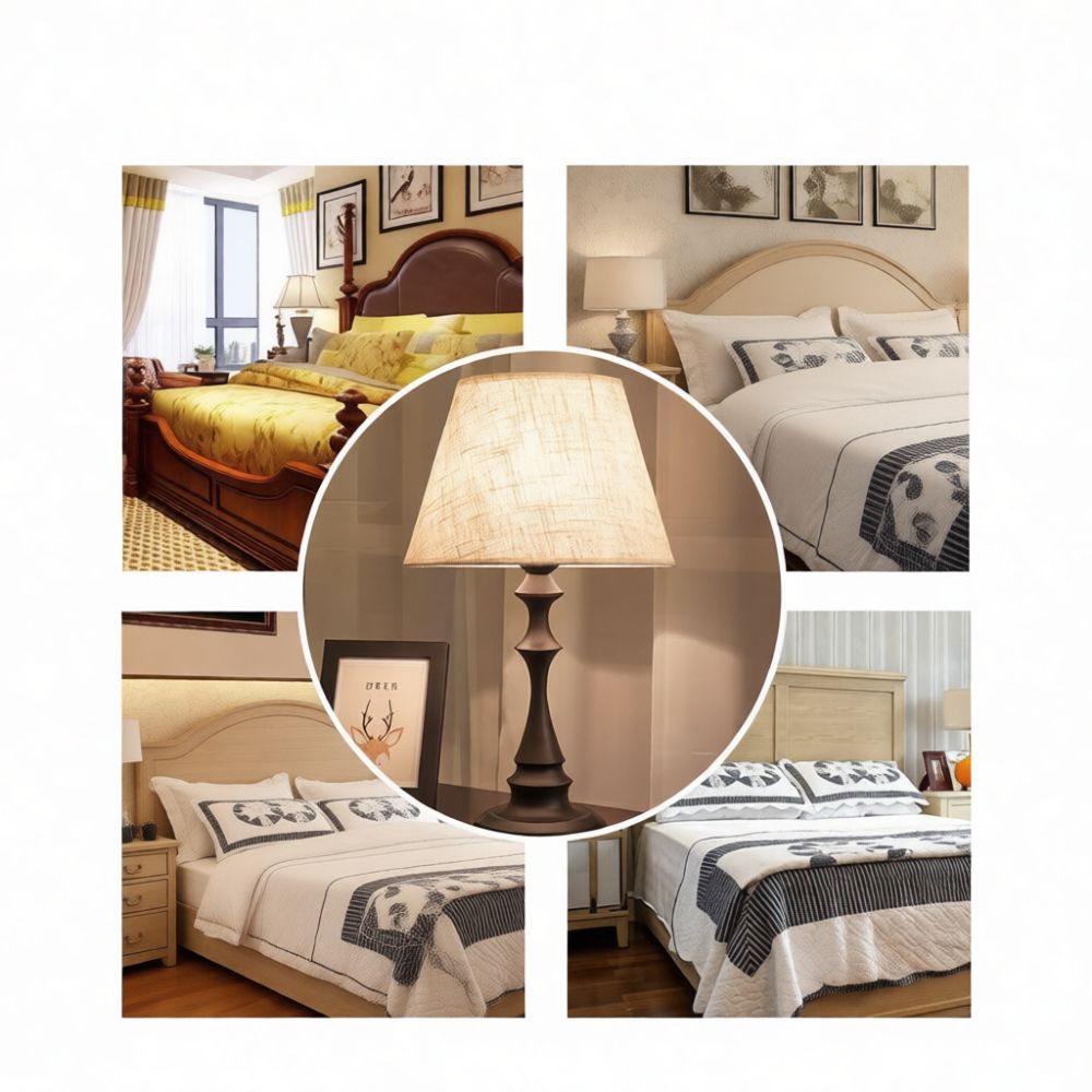 Decorative Table Lamp American - Lighting Decor Bedroom 评论和价格