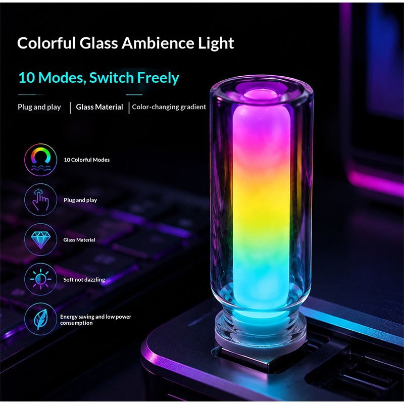 USB Glass Bottle RGB Ambient L - Lighting Mcqueen Bedroom Decor 评论和价格